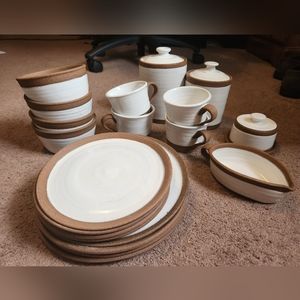 Handmade Pottery Dish Set